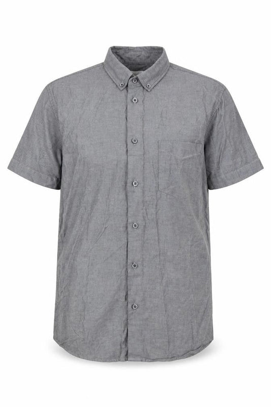 House of Fraser Mens Grey    Button-Up Size M