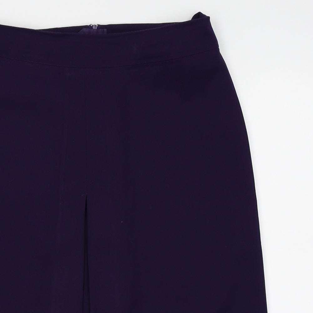 Hennes Womens Purple   A-Line Skirt Size 14