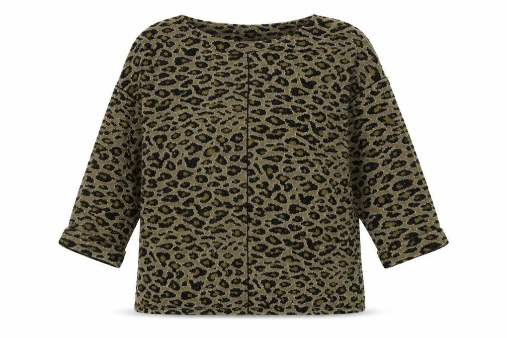 Per Una Womens Brown Animal Print  Pullover Jumper Size 12