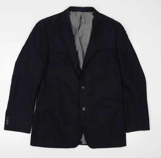 lambrella Mens Blue   Jacket Blazer Size 36