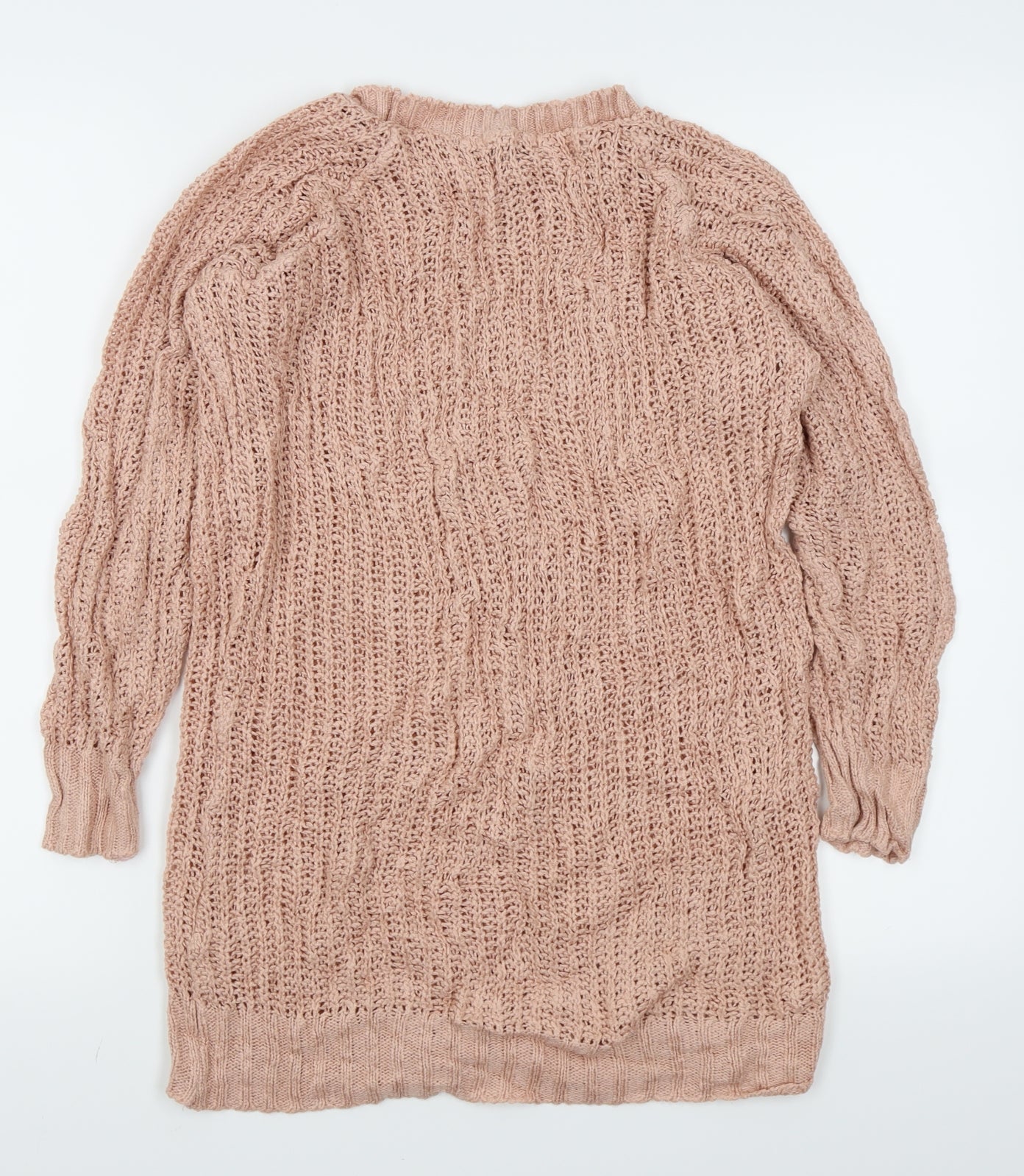 Boohoo Womens Pink   Pullover Jumper Size S