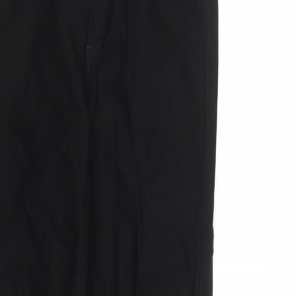 Divided Womens Black   Cropped Trousers Size 14 L30 in
