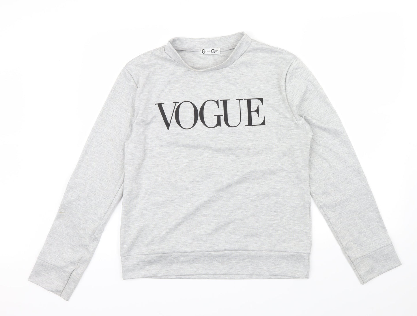 Cotton Candy Womens Grey   Pullover Jumper Size 16  - vogue