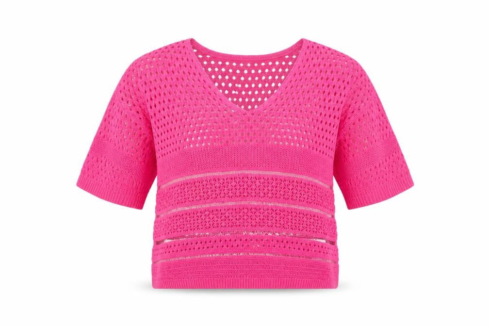 Papaya Womens Pink  Knit Pullover Jumper Size M