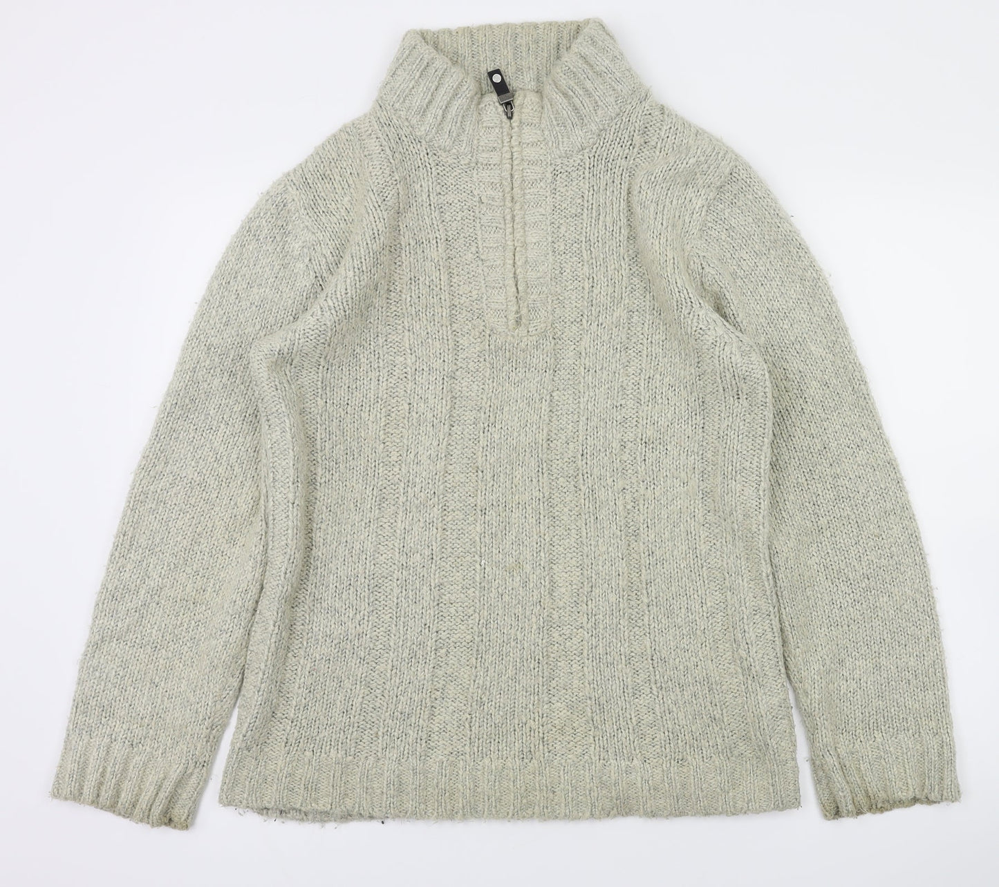 Easy Mens Beige   Pullover Sweatshirt Size S