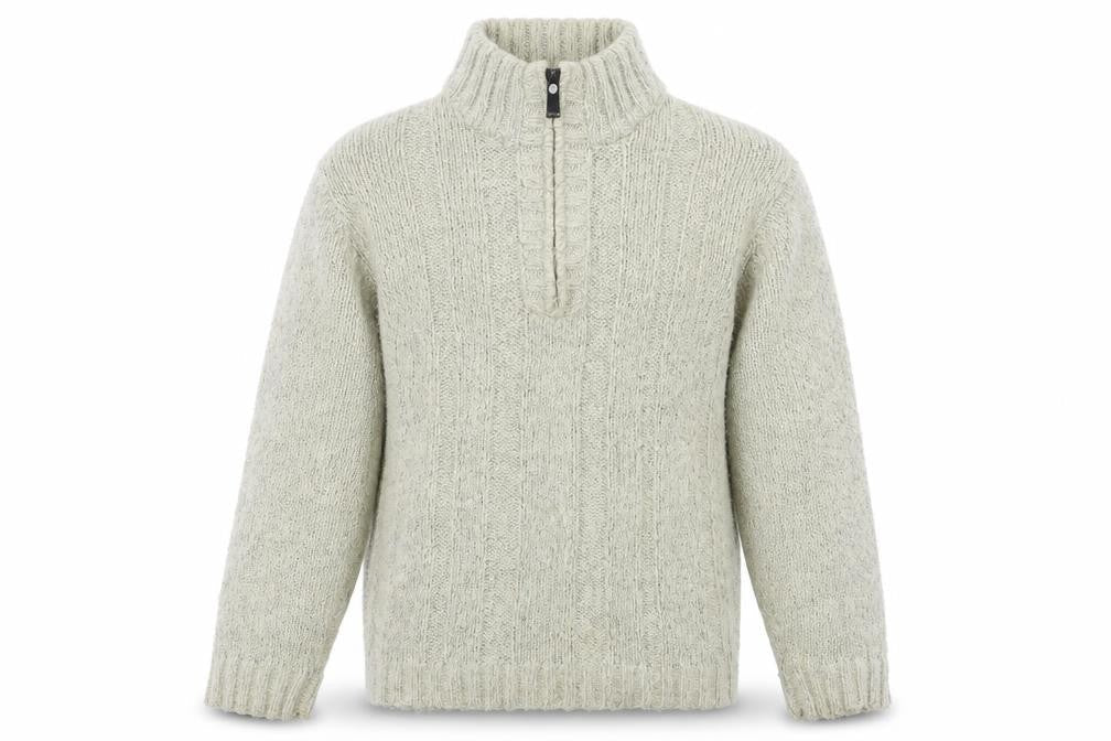 Easy Mens Beige   Pullover Sweatshirt Size S