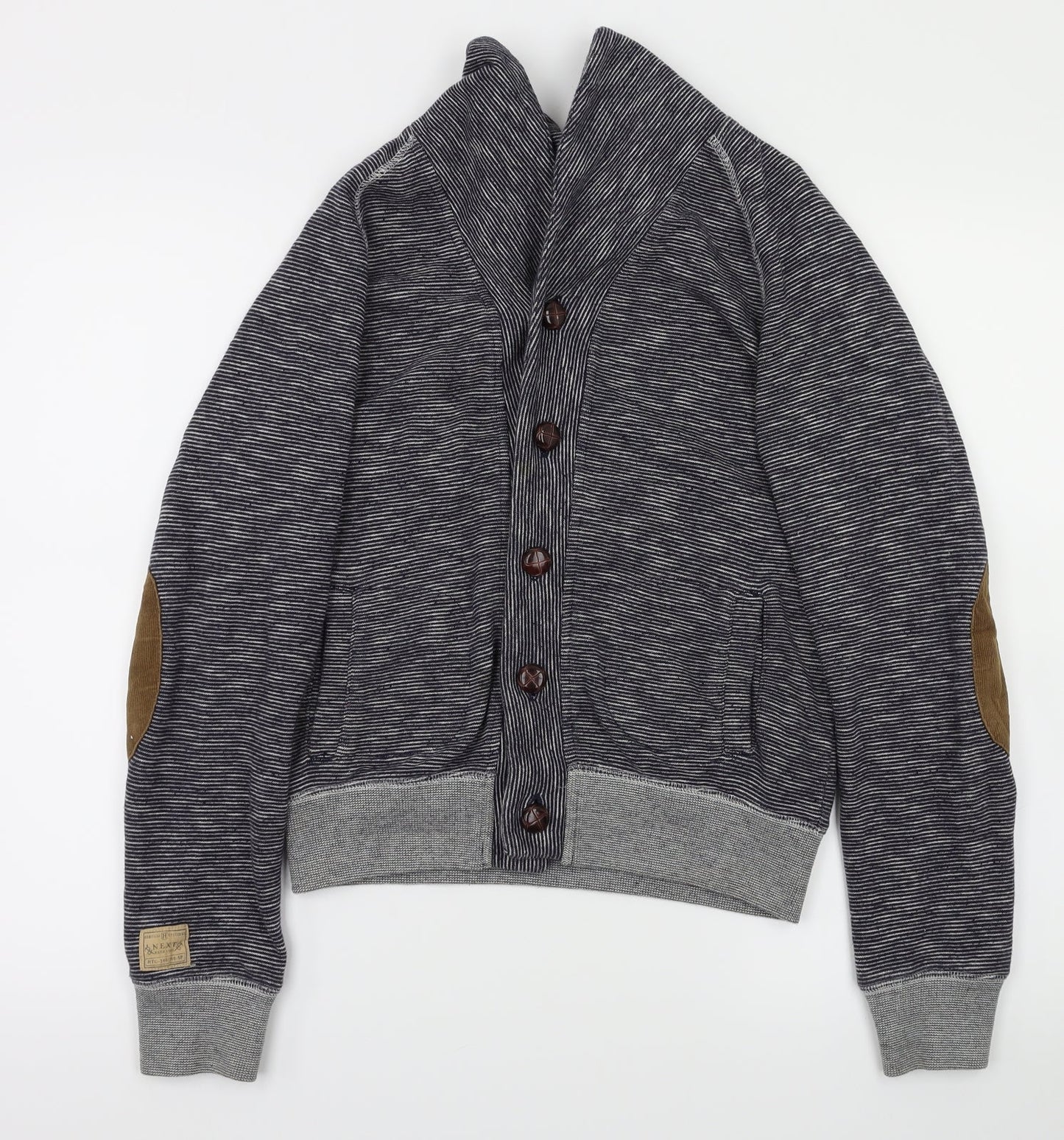 next  Girls Blue Striped  Cardigan Jumper Size 11 Years
