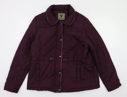 Preloved originals  Womens Purple   Jacket Coat Size 16 - Front