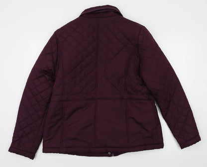 Preloved originals  Womens Purple   Jacket Coat Size 16 - Back