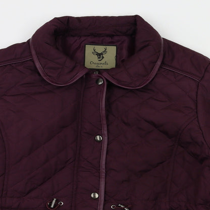 Preloved originals  Womens Purple   Jacket Coat Size 16 - Detail