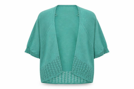 Per Una Womens Green  Knit Cardigan Jumper Size M