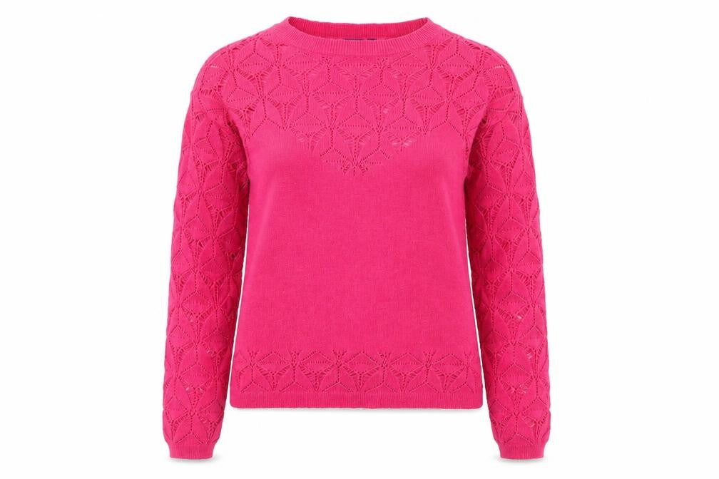 Hoxton Chic Womens Pink  Knit Pullover Jumper Size XS