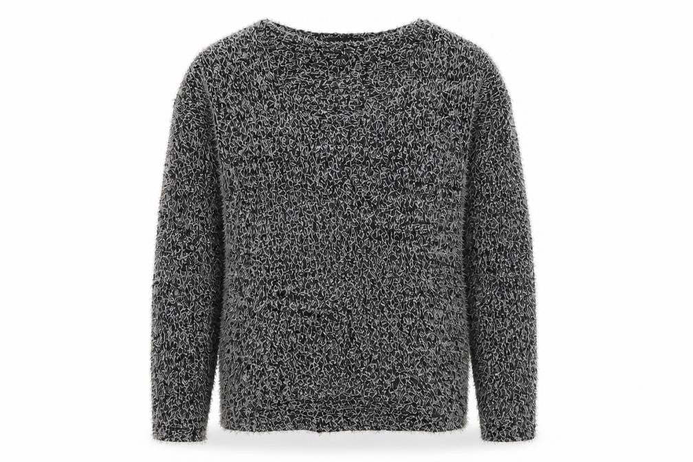New Look Womens Black  Knit Pullover Jumper Size 8