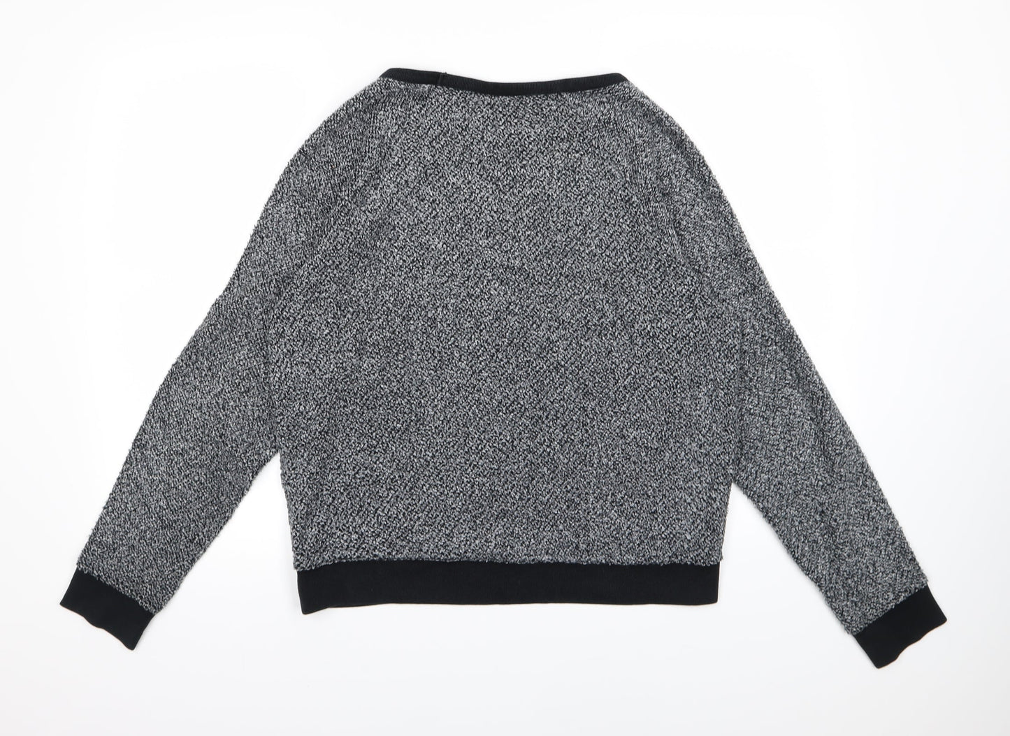 Topshop Womens Grey  Knit Pullover Jumper Size 10