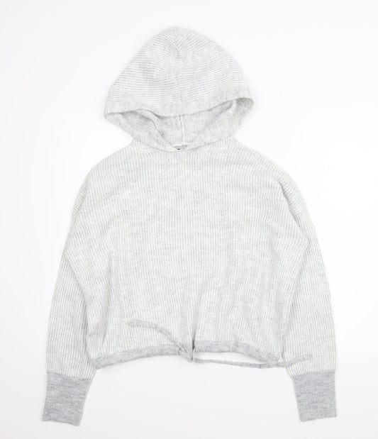 Atmosphere Womens Grey   Pullover Hoodie Size S