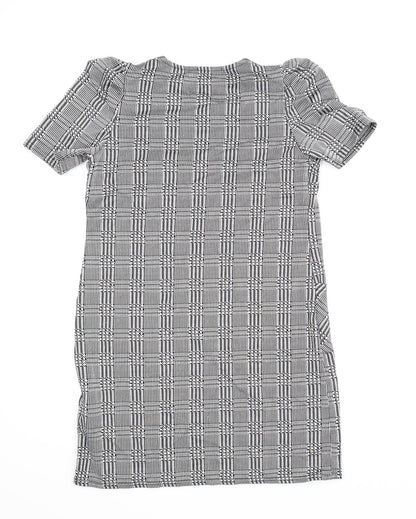 Cameo Rose Womens Grey Check Shift Size 10