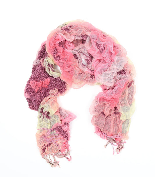 Thomas Calvis Womens Pink Batik   Scarf