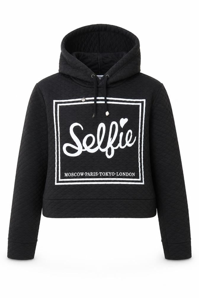Sleek Girls Black   Pullover Hoodie Size M