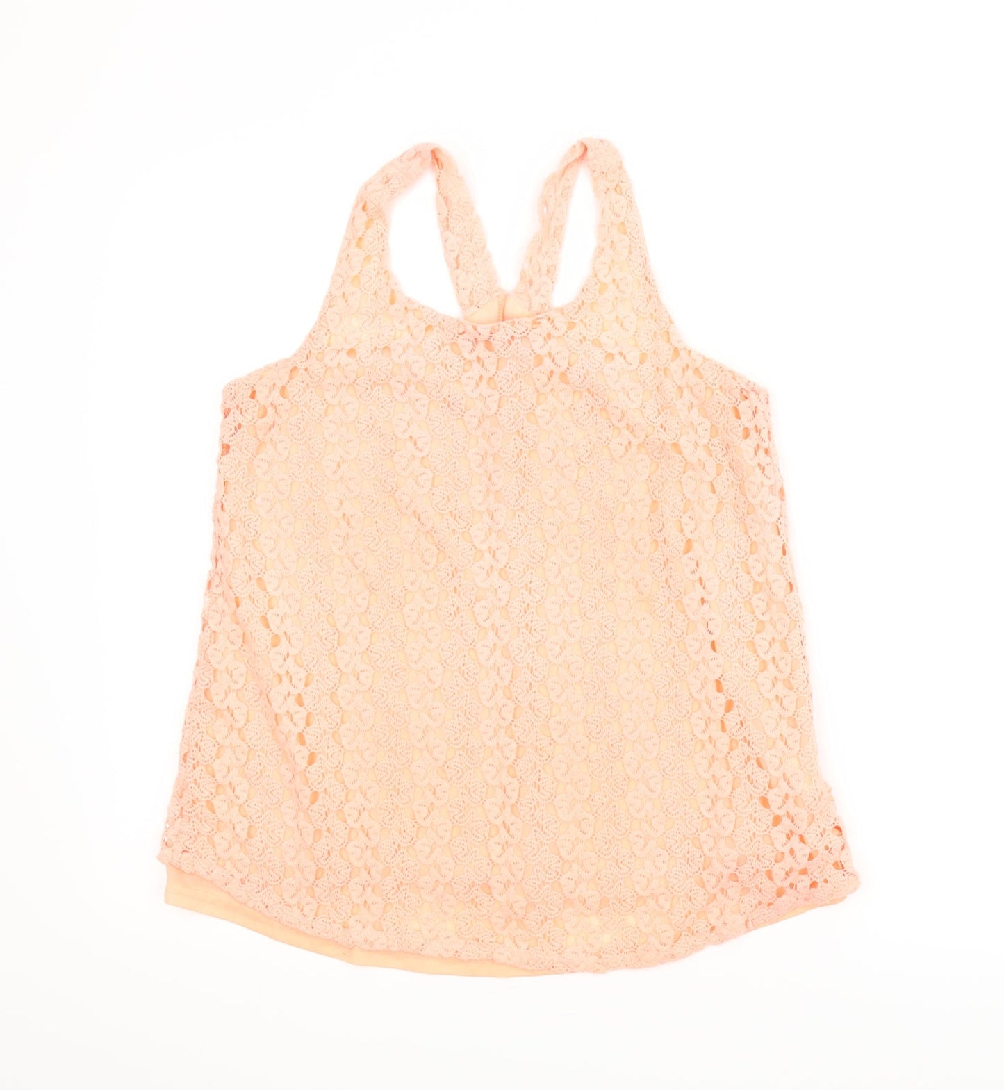 Quiz Womens Orange Floral  Basic Blouse Size S