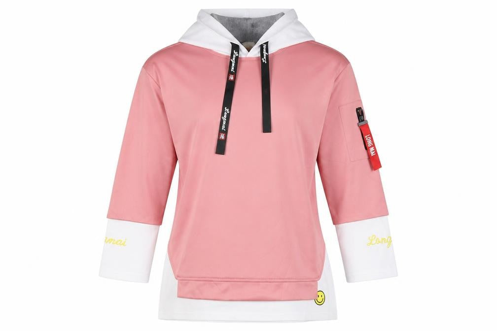 Fashion Womens Pink   Pullover Hoodie Size L