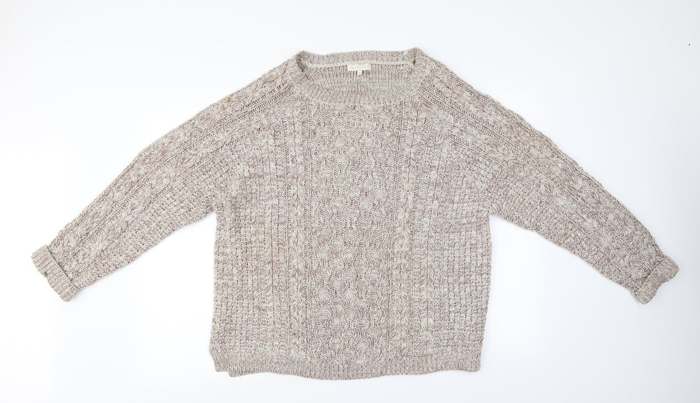 Lakeland  Womens Beige   Pullover Jumper Size 18