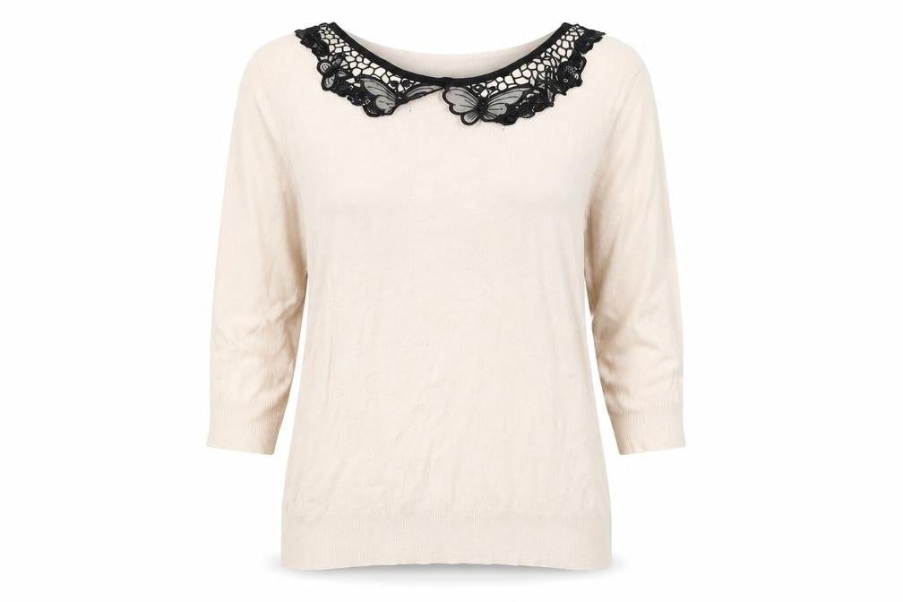 David Emmanuel   Womens Beige   Pullover Jumper Size L