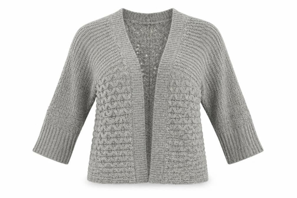 Papaya  Womens Grey   Cardigan Jumper Size S