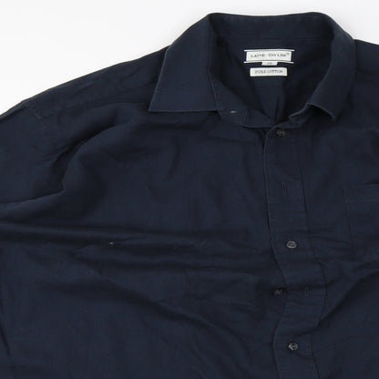 laine taylor  Mens Blue    Button-Up Size XL
