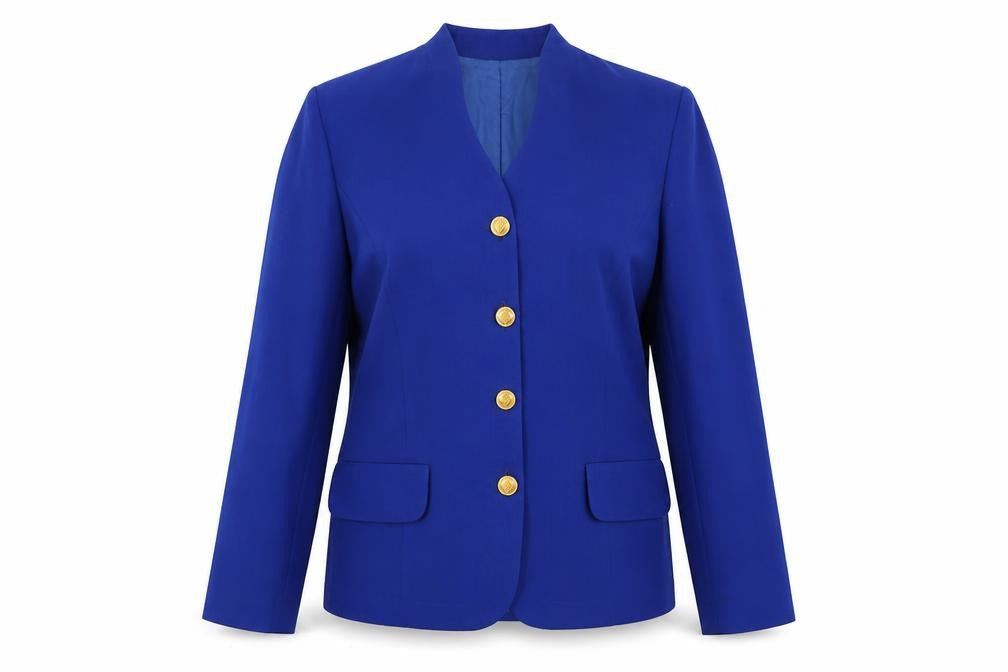 Schneberger  Womens Blue   Jacket Blazer Size 12