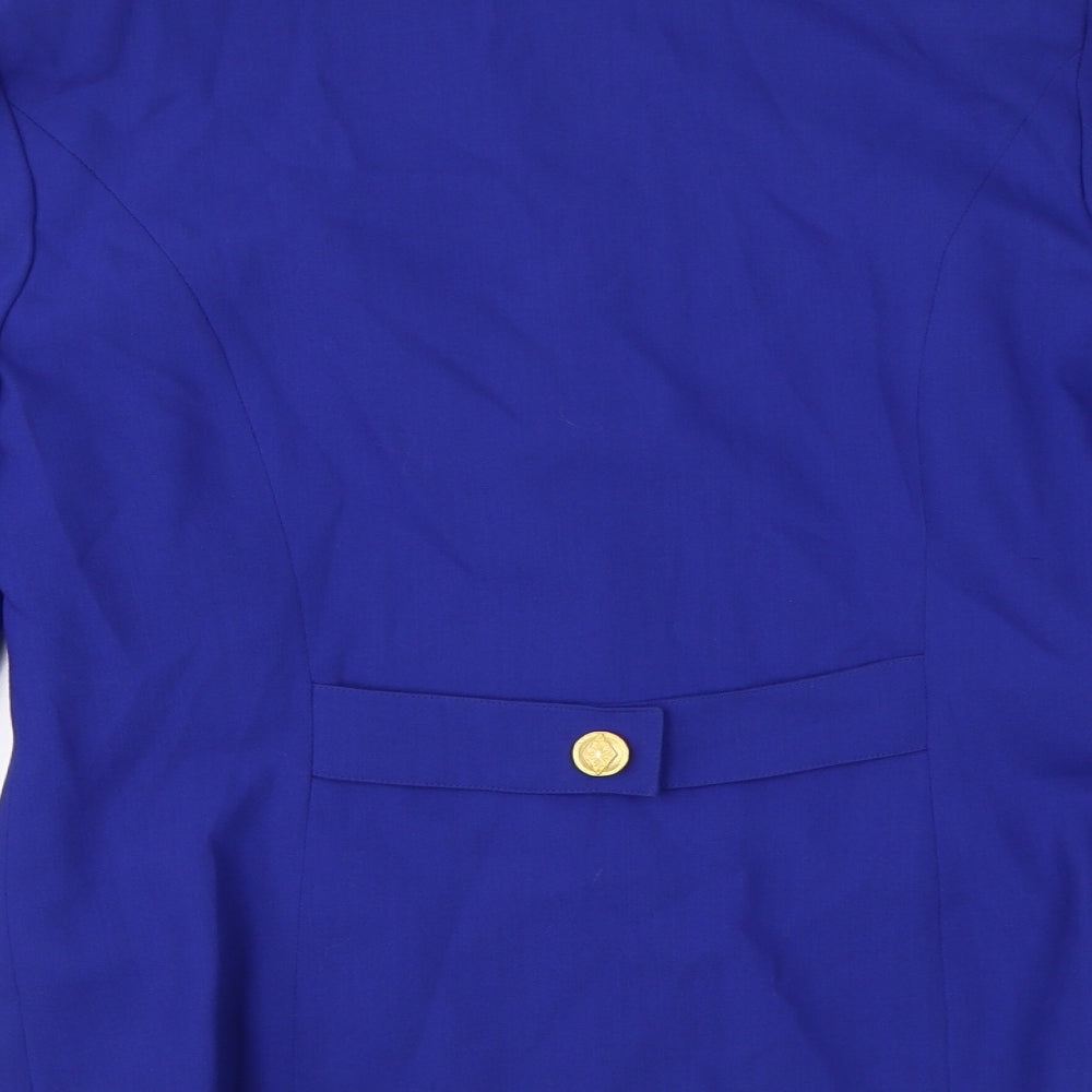 Schneberger  Womens Blue   Jacket Blazer Size 12