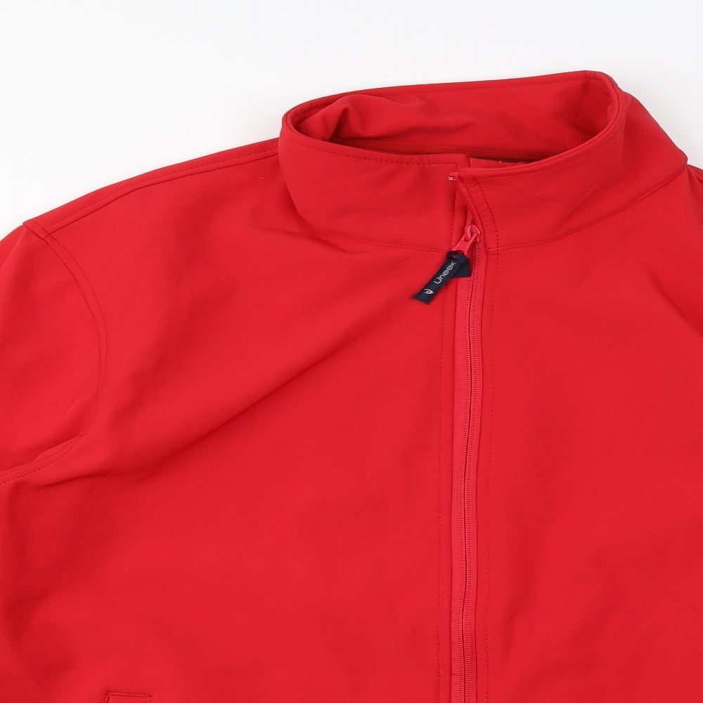 Uneek Mens Red   Jacket Coat Size L