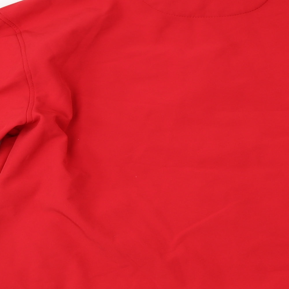 Uneek Mens Red   Jacket Coat Size L