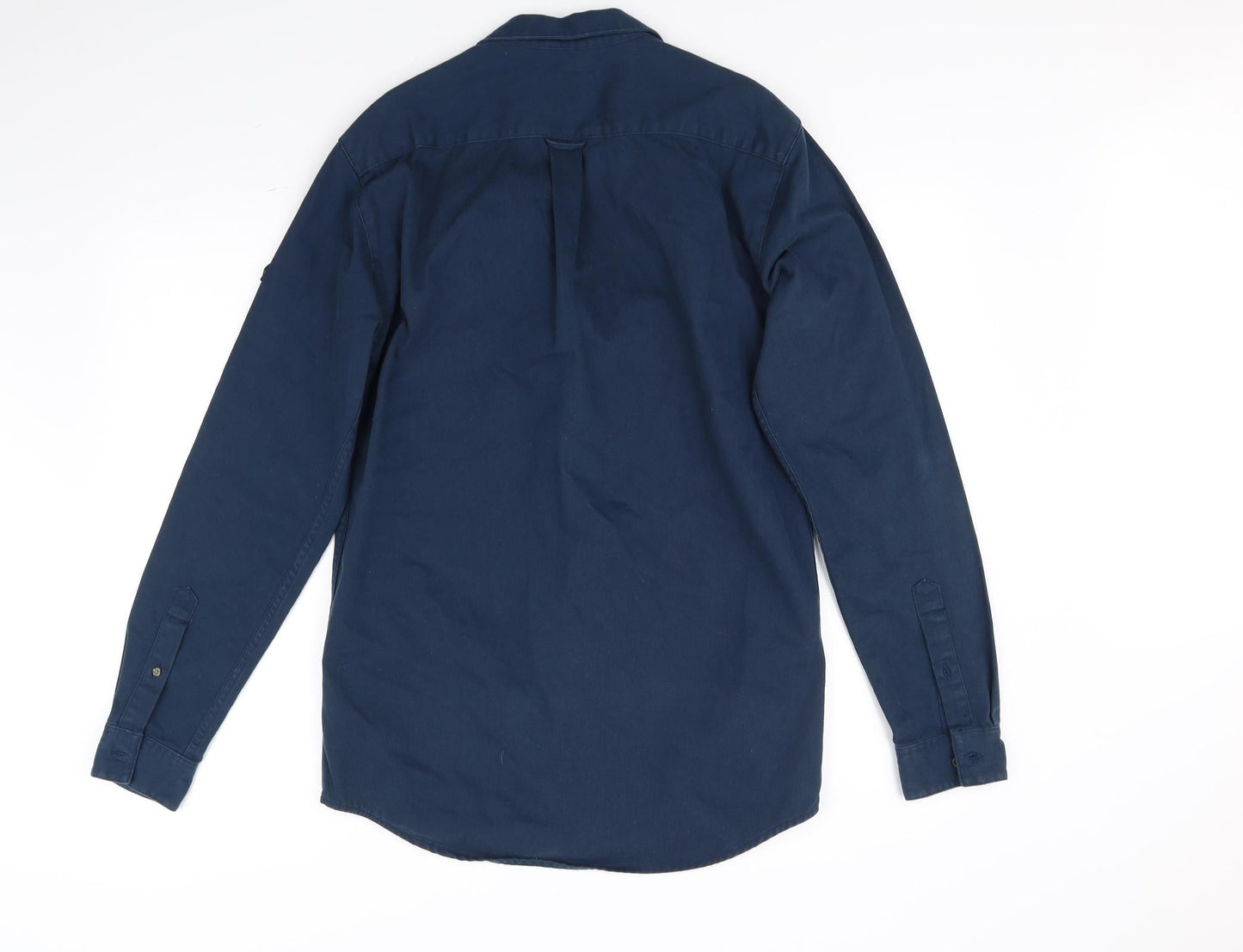 Pull&Bear Womens Blue   Basic Button-Up Size S