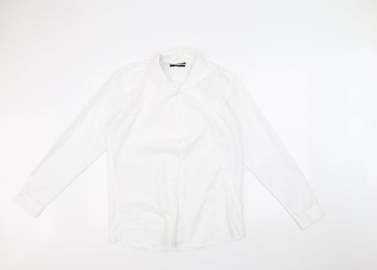 Cedar Wood State Mens White    Button-Up Size 15.5