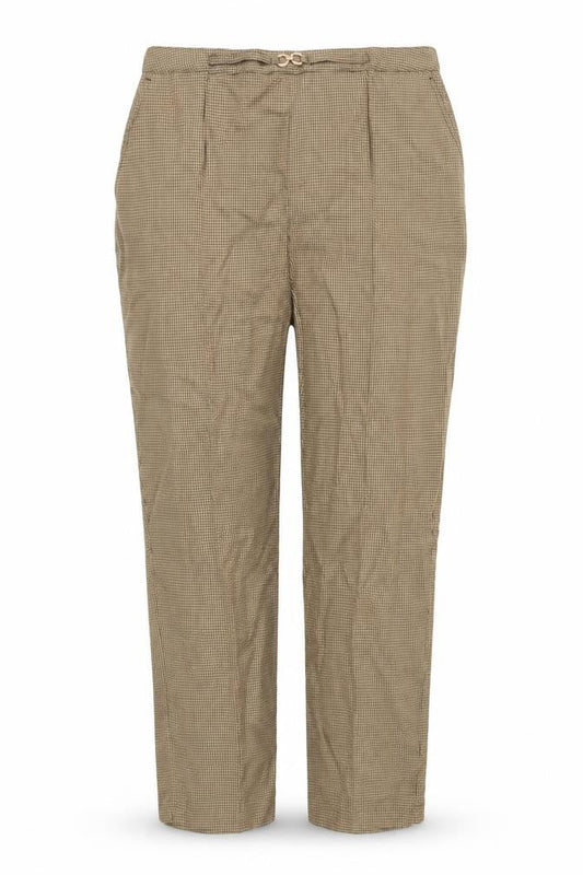 Damart Womens Orange Check  Trousers  Size 20 L30 in