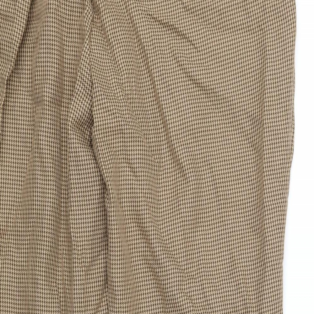 Damart Womens Orange Check  Trousers  Size 20 L30 in