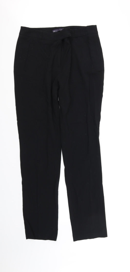 Marks and Spencer Womens Black   Trousers  Size 12 L34 in