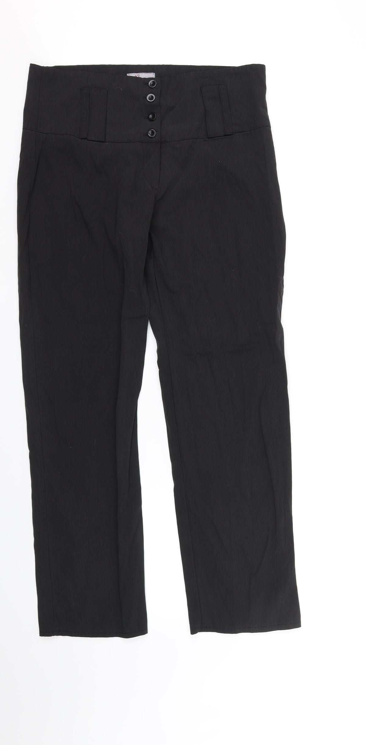 Reverse Womens Black   Trousers  Size 32 in L33 in