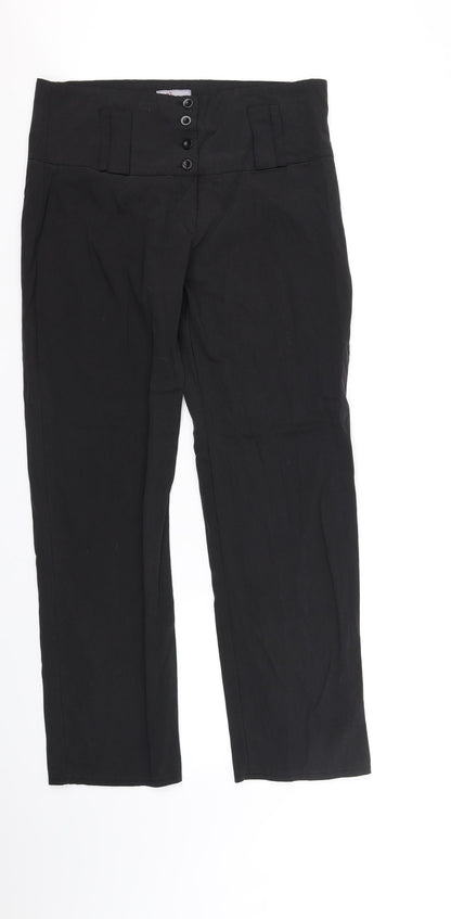 Reverse Womens Black   Trousers  Size 32 in L33 in