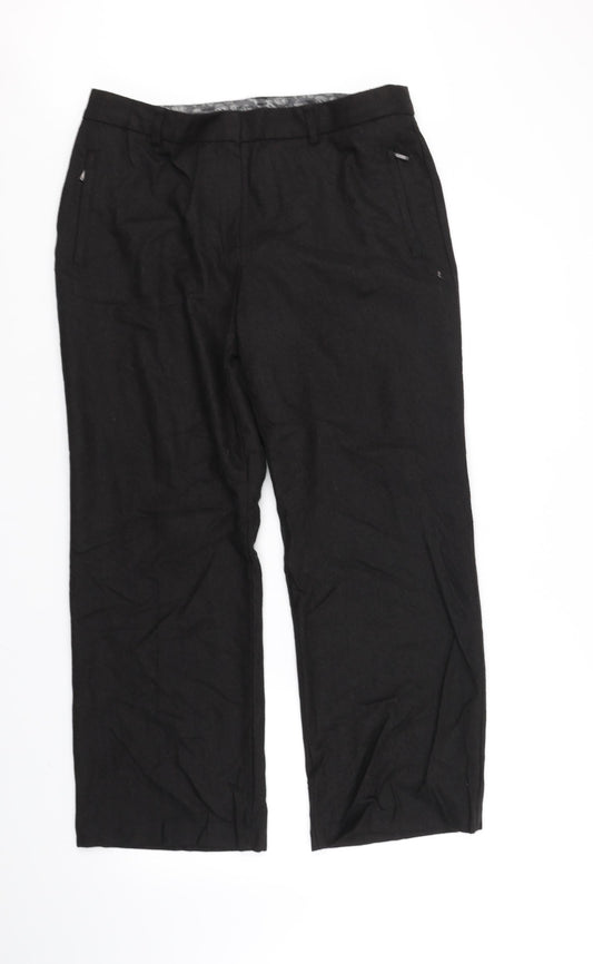 Marks and Spencer Womens Beige   Trousers  Size 14 L30 in