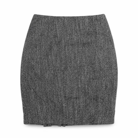 Express Womens Grey   Mini Skirt Size S