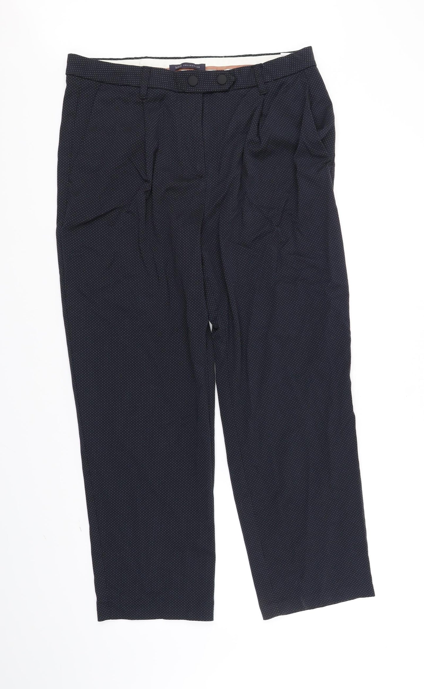 Marks and Spencer Womens Blue   Trousers  Size 14 L30 in