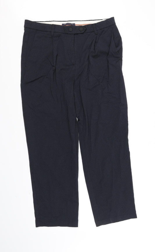 Marks and Spencer Womens Blue   Trousers  Size 14 L30 in