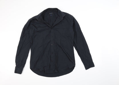 Preloved OneSix5ive Mens Black    Button-Up Size 16 - Front