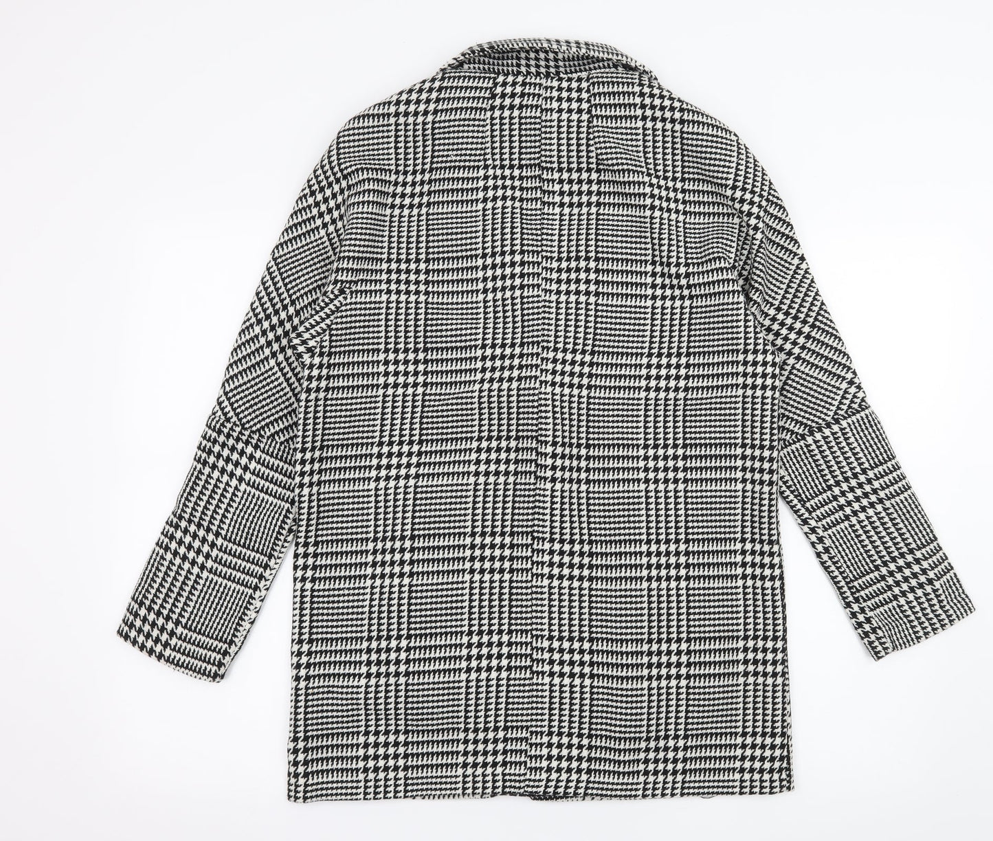 Double 11 Womens Black Houndstooth  Jacket Blazer Size S