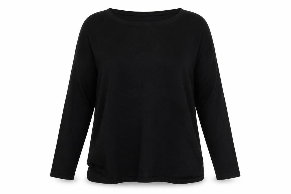 H&M Womens Black  Knit Pullover Jumper Size S