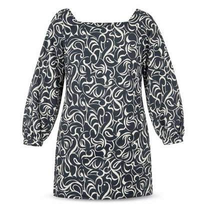 Matalan Womens Blue Geometric  Shift  Size 12