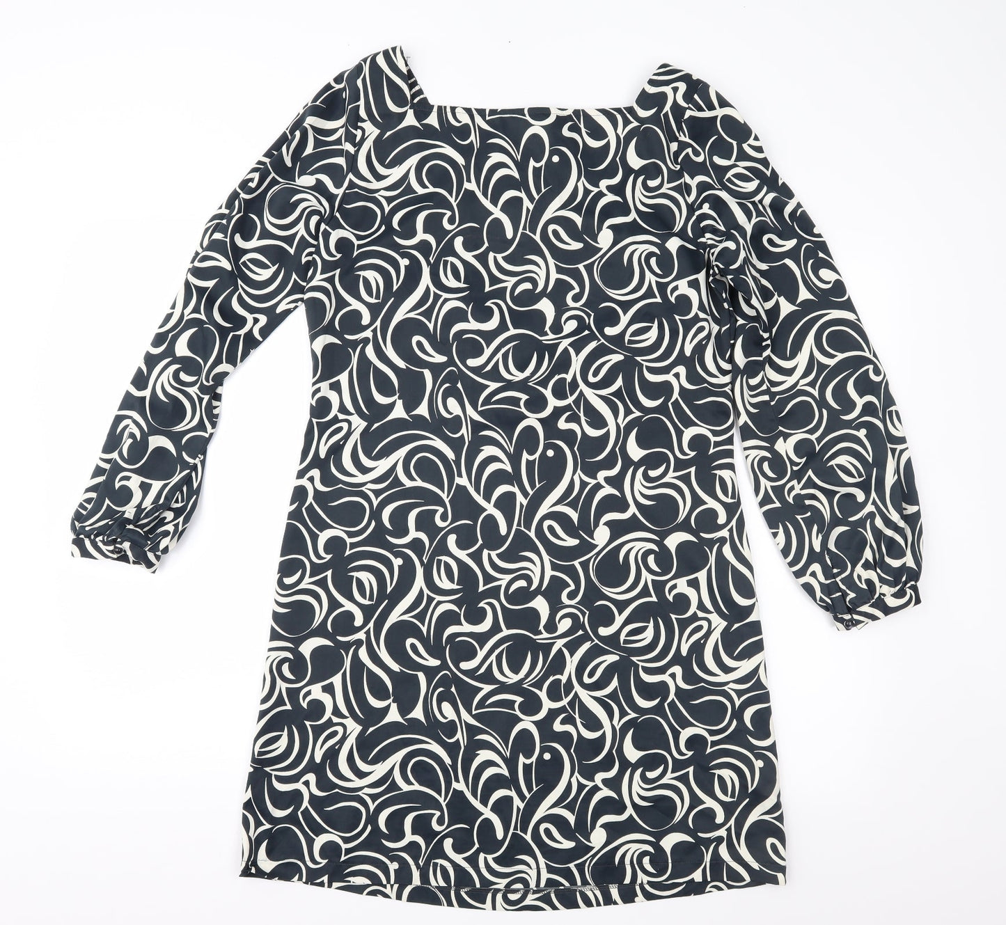 Matalan Womens Blue Geometric  Shift  Size 12