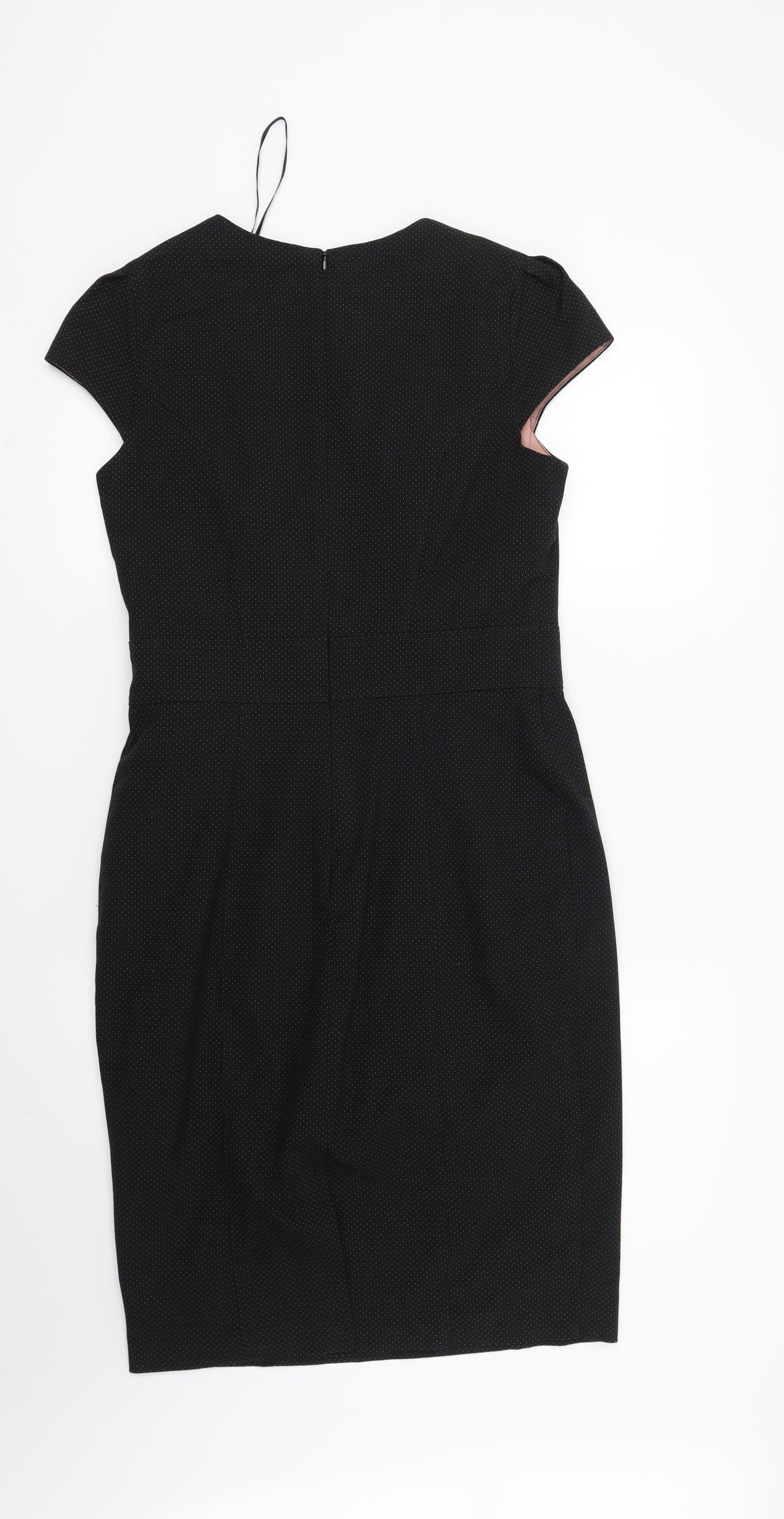 F&F Womens Black Polka Dot  Shift  Size 10