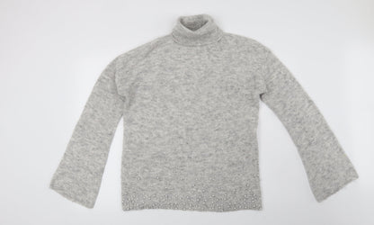 Next Womens Grey   Pullover Jumper Size 10